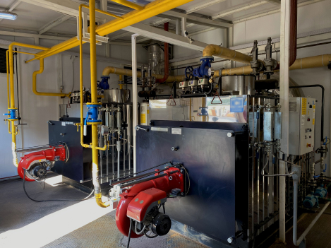 Современная паровая котельная Трусовского хлебозавода работает успешно